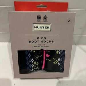 Hunter kids boot socks